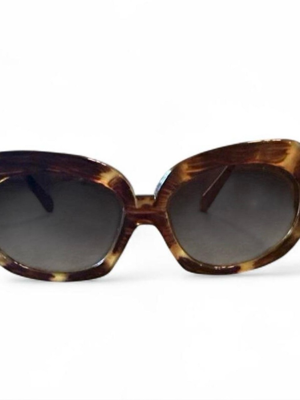 Trina Turk Tortoiseshell Oversized Sunglasses - Brown Lenses